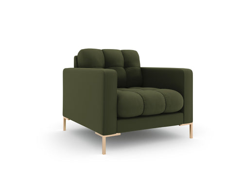 Cosmopolitan Design Fauteuil Bali structurele stof, groente - 96x87x75cm