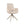 LABEL51 Eetkamerstoel Mellow - Naturel/taupe - Zithoogte 50cm