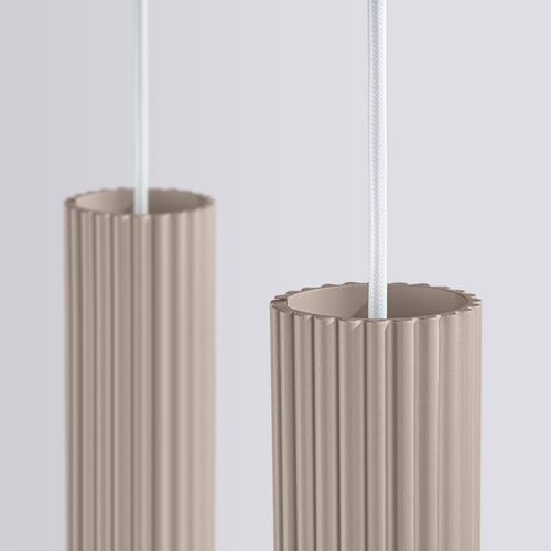 Sollux Lighting Hanglamp KARBON 4L taupe - 81x5x120cm