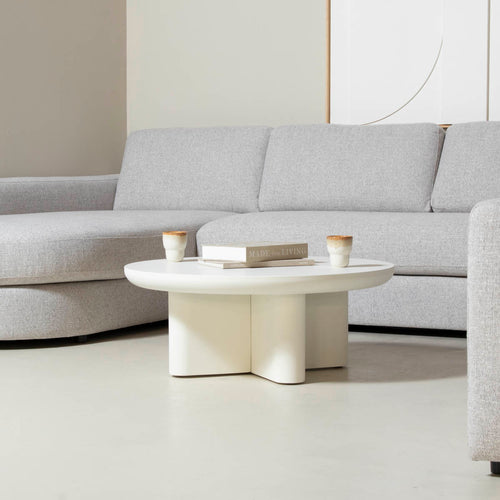 Giga Meubel Salontafel Miso - Rond - Eco Composiet - 90cm - vtwonen shop