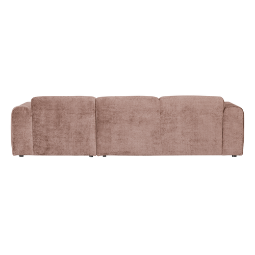 WOOOD chaise longue bank rechts Cloud - Chenille - Taupe - 80x280x165