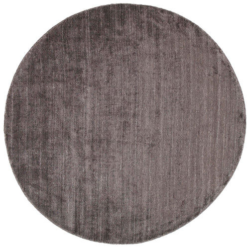Vloerkleed MOMO Rugs Plain Dust Round Robusto Dark Brown 150 cm rond