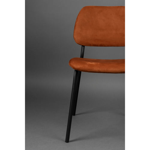 Dutchbone Darby Eetkamerstoelen Terra Cotta - Set van 2 - vtwonen shop