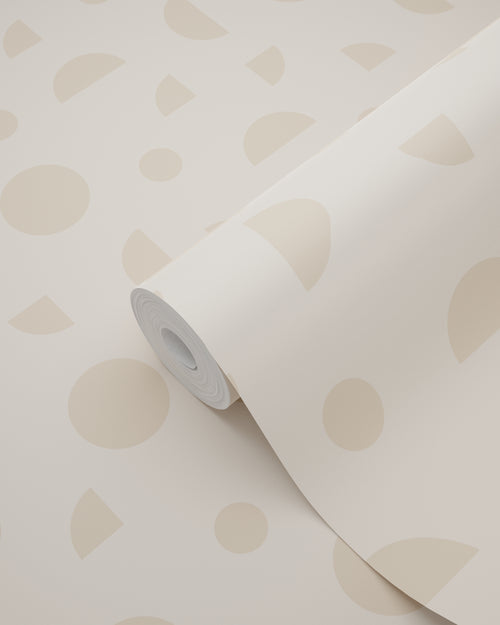 ESTAhome behang grafisch motief beige - 50 x 900 cm - 139749 - vtwonen shop