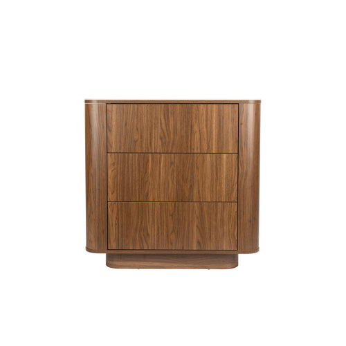 Housecraft Living Almira Ladekast Hout/ Marmerlook Walnootkleur - Bruin