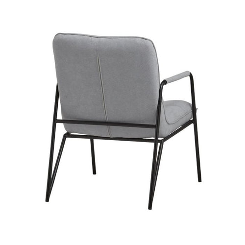 FurniLux Le Chair Stoel - Fauteuil - Lunen Grijs - 86x63x74cm - vtwonen shop