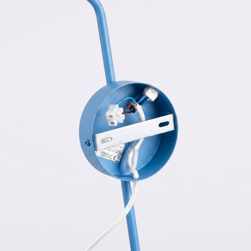 Sollux Lighting Wandlamp NOX 1 lichtblauw met schakelaar - 14x61x30cm