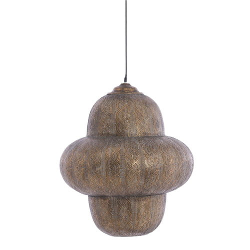 Light & Living hanglamp Ryota - bruin - Ø53cm