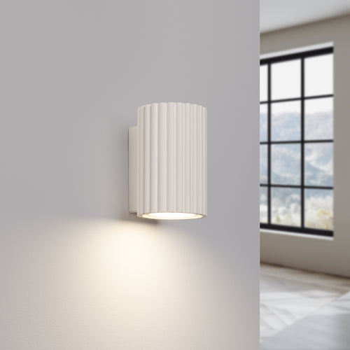 Sollux Lighting Wandlamp KARBON 10 beige - 6,5x8,5x10cm