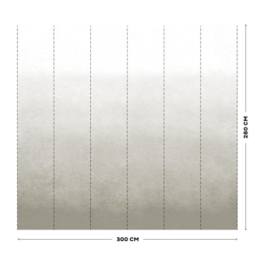 vtwonen Fotobehang - Degrade Warm Grey - Grijs - 280x300cm - vtwonen shop