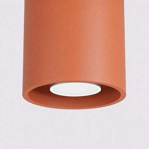 Sollux Lighting Plafondlamp ORBIS 1 rode oker - 10x10x10cm