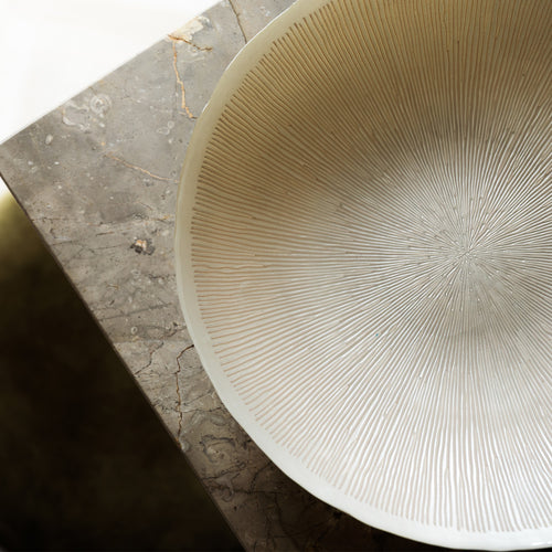 S|P Collection - Sierschaal 40xH6,5cm glas pearl Cosmo - vtwonen shop