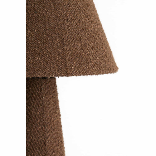 Light & Living tafellamp Devia - bruin - Ø30cm
