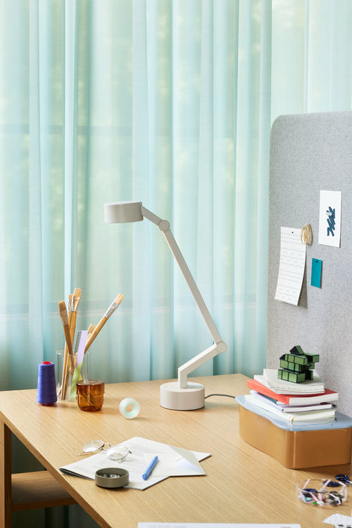 Hübsch tafellamp Verve - ijzer/polycarbonaat - 12x45xh59cm  led 8w