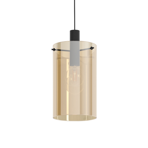 Stars of Light hanglamp Polverara - 1 lichts - ø18 cm - e27 - zwart