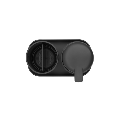 Brabantia ReNew Badkameraccessoire-set, zeepdispenser, tandenborstelhouder en schaal - Dark Grey