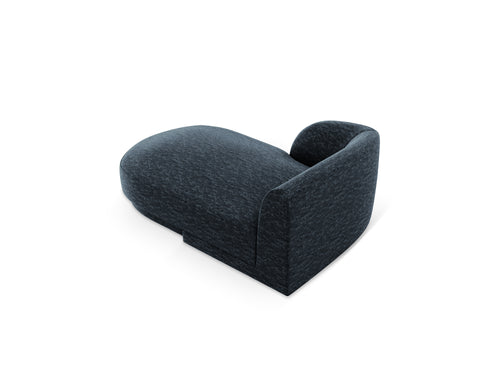 Micadoni linker meridiaan Miley chenille, koningsblauw - 156x90x70cm