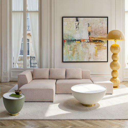 Kare Design Schilderij Frame Dust 120x120cm goud - vtwonen shop