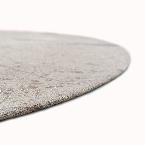 Louis De Poortere vloerkleed Albatre - grijs - 240x240cm - vtwonen shop