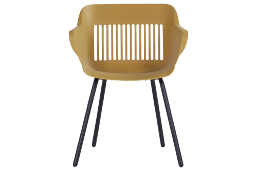 Hartman Tuinstoel Jill Rondo - Geel Kunststof - Set Van 2 - vtwonen shop