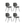 Furnhouse eetkamerstoel Sofia - Grijs - Stof (Bouclé) - Set van 4