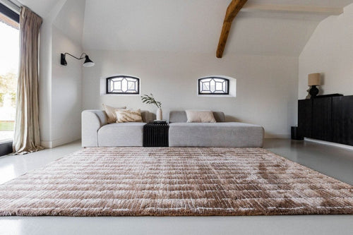 Interieur05 Vloerkleed Rectangle Bruin/Wit - 200 x 290 cm - vtwonen shop