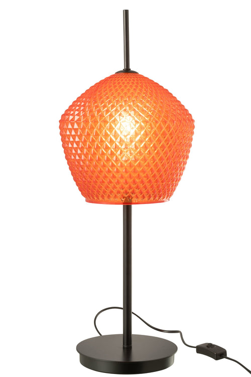 J-Line lamp - glas - rood