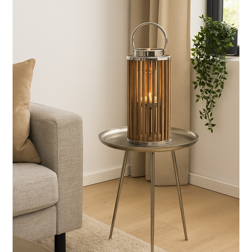 Flourify woonaccessoire - Houten lantaarn - 40 cm - vtwonen shop