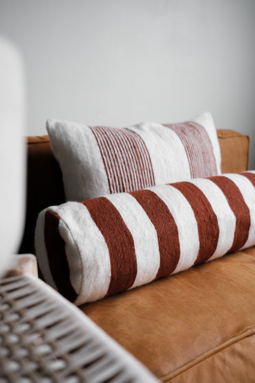 Household Hardware - rolkussen - Handgemaakt - Bruin - vtwonen shop