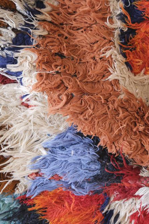 AFK Living vloerkleed Berber - handgemaakt - Wol - 218 x 100 cm - vtwonen shop