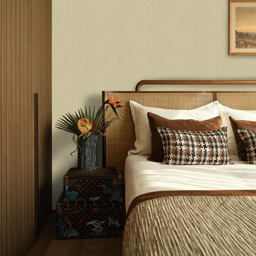 Catchii Linnen look behang Berry Hay - vtwonen shop