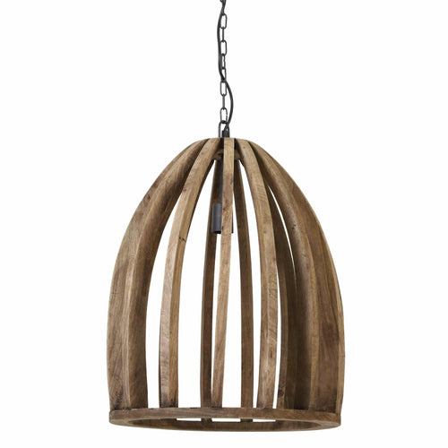 Light & Living hanglamp Haranka - bruin - Ø47cm