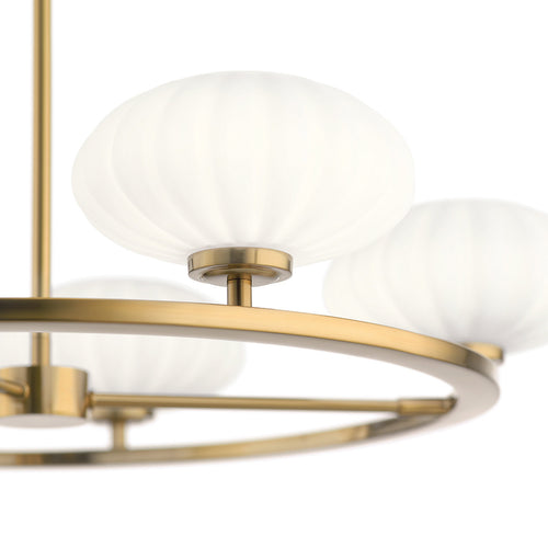 Elstead Kichler Pim Globe Hanglamp Vos Goud, 3000K, IP44