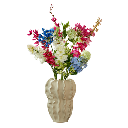 Mica Decorations Kunstboeket Kyra - Decoratief Boeket - Kunstplanten voor Binnen - Kunstplant Zonder Onderhoud - Veldboeket Kunstbloemen