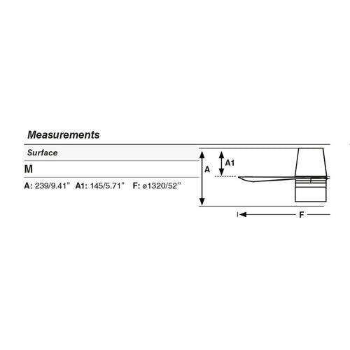 Faro Punt Punt Tub 132cm TEK LED plafondventilator matzwart, walnootkleurige bladen 3000K