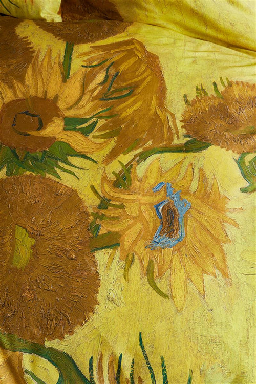 Beddinghouse x van Gogh Tournesol dekbedovertrek - Lits-jumeaux - 260x200/220 cm - Yellow - vtwonen shop