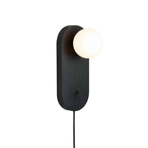 GOOD&MOJO wandlamp Java - zwart - Ø12.5cm