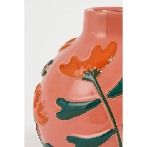 Mica Decorations Ava Vaas - H20 x Ø20 cm - Keramiek - Roze