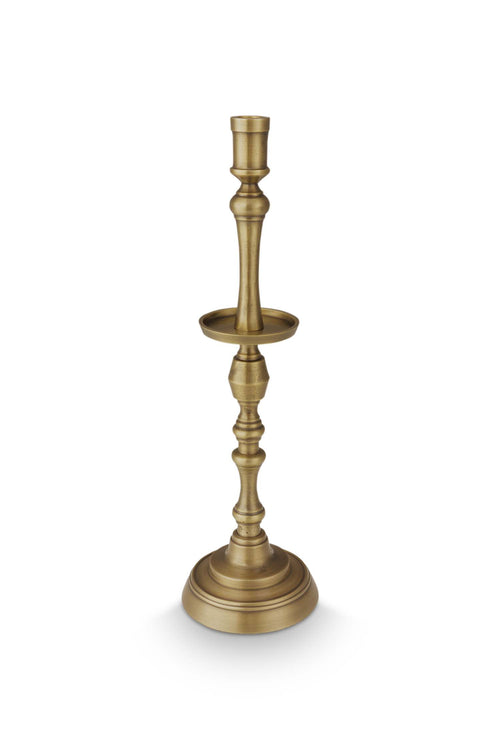 vtwonen - Kandelaar - Metaal - Goud - 15x50 cm