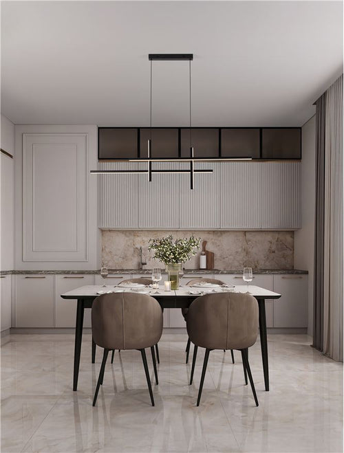 Nova Luce ANTAMA Hanglamp voor aan het plafond, Sandy Black Triac dimbare LED 40W 1200lm 3200K