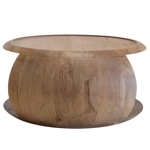 DÉJA Living Salontafel June - Rond - Mangohout - Ø85cm - vtwonen shop