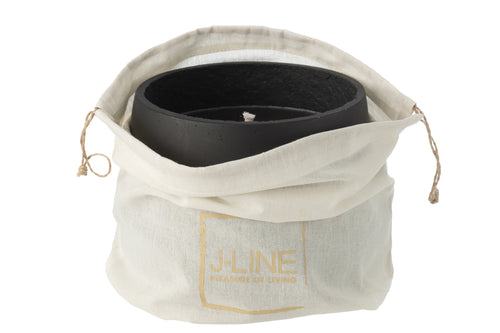 J-Line buitenkaars - cement - zwart - large - 48U