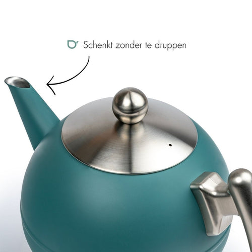 Bredemeijer -Theepot Bella Ronde - sea blue - 1,2L
