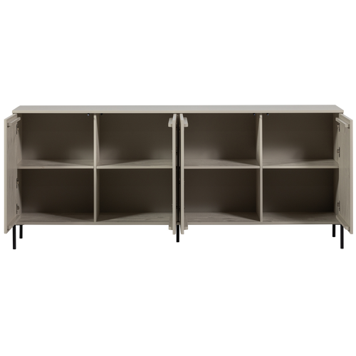 WOOOD dressoir New Gravure - Grenen - Dust - 85x200x44 - vtwonen shop