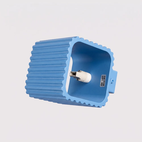 Sollux Lighting Wandlamp RIFF azuurblauw G9 - 10x12x10cm