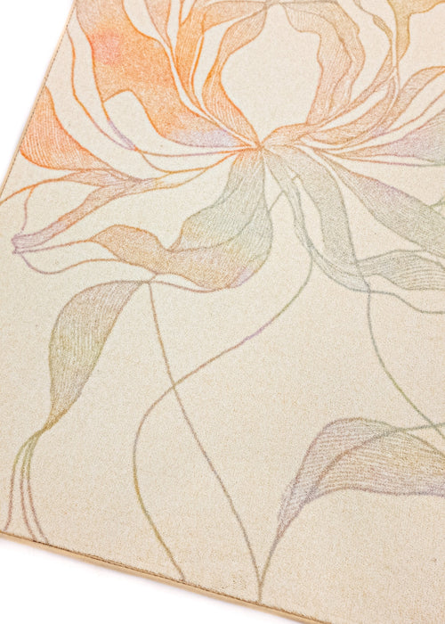 Vloerkleed MOMO rugs x NOŪRA studios - Bloom Beige/ multicolour 300x400 cm