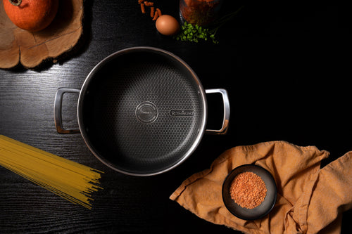 Rosmarino HexaPRO braadpan met deksel - 24cm - vtwonen shop