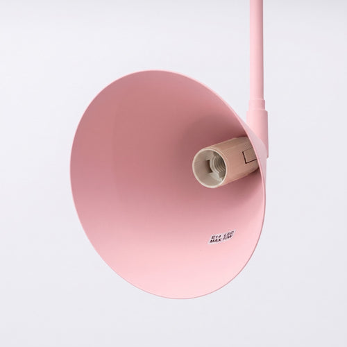 Sollux Lighting Wandlamp NOX 2 roze met schakelaar - 150x80x30cm