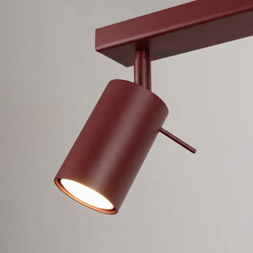 Sollux Lighting Plafondlamp RING 6L bordeaux - 118x6x16cm