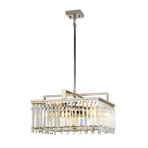 Elstead Aries - 4-lichts grote kristallen hangende kroonluchter